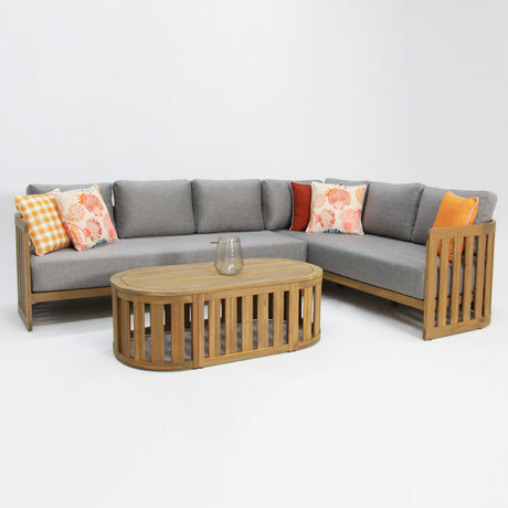 Kava Corner Lounge Setting with Coffee Table