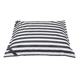 Lazy Days Black + White Stripe Floating Beanbag