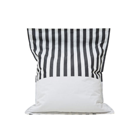Lazy Days Black + White Stripe Floating Beanbag