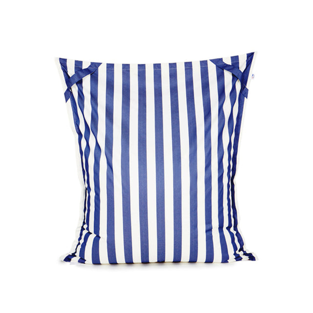 Lazy Days Blue + White Floating Beanbag