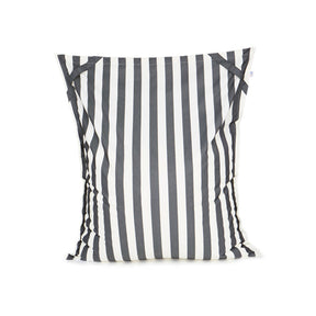 Lazy Days Charcoal + White Floating Beanbag