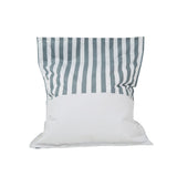 Lazy Days Grey and White Stripe Floating Beanbag