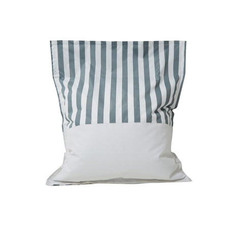 Lazy Days Grey and White Stripe Floating Beanbag
