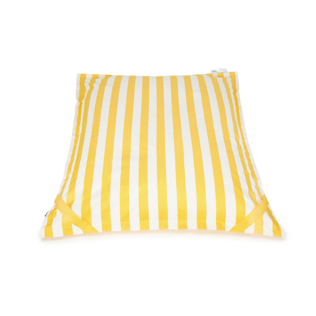 Lazy Days Yellow + White Floating Beanbag