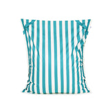 Lazy Days Turquoise + White Floating Beanbag