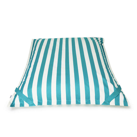 Lazy Days Turquoise + White Floating Beanbag