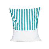 Lazy Days Turquoise + White Floating Beanbag
