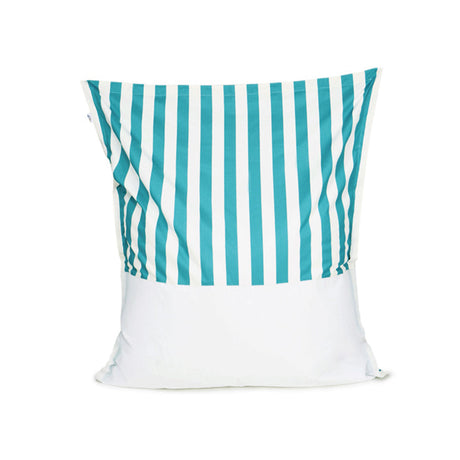 Lazy Days Turquoise + White Floating Beanbag