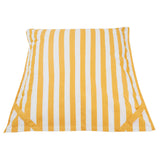 Lazy Days Yellow + White Stripe Floating Beanbag