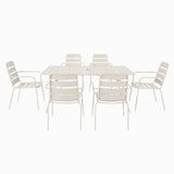 Lennox 7pc Dining Setting - Cream