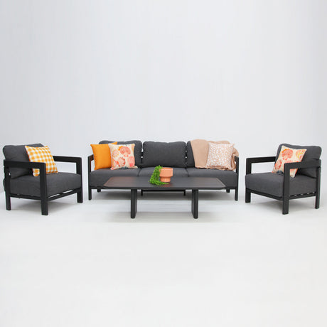 Liberty 4pc Lounge Setting - Storm