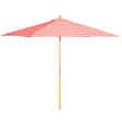 Billy Fresh 3m Bamboo Monte Carlo Umbrella - Red