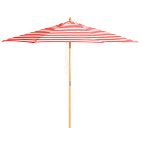 Billy Fresh 3m Bamboo Monte Carlo Umbrella - Red