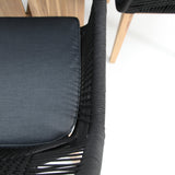 Montecito Albenga 9pc Dining Setting - Black