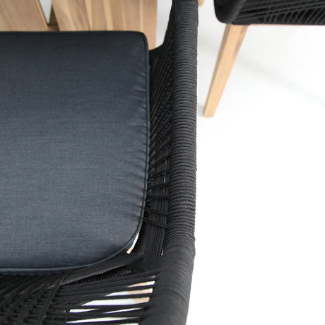 Montecito Albenga 9pc Dining Setting - Black