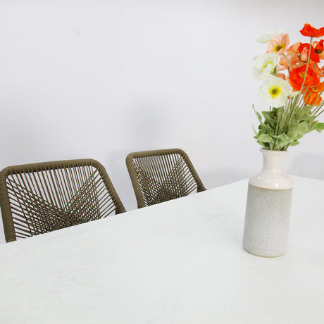 Montecito Albenga 9pc Dining Setting - Taupe