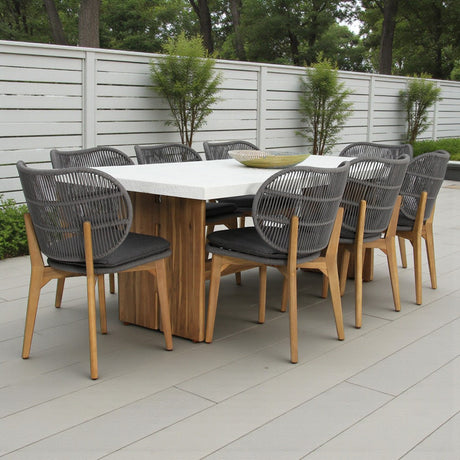 Montecito Morgan 9pc Dining Setting