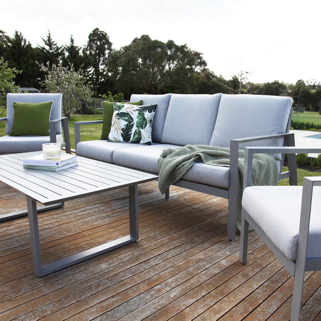 Octavia 4pc Lounge - Silver