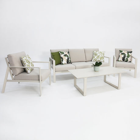 Octavia 4pc Lounge - Cream