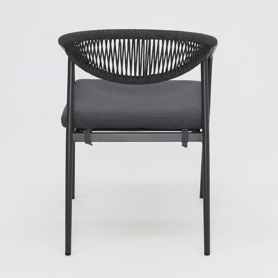 Octavia Aluminium Stacking Chair - Grey