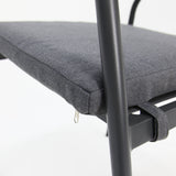 Octavia Aluminium Stacking Chair - Grey