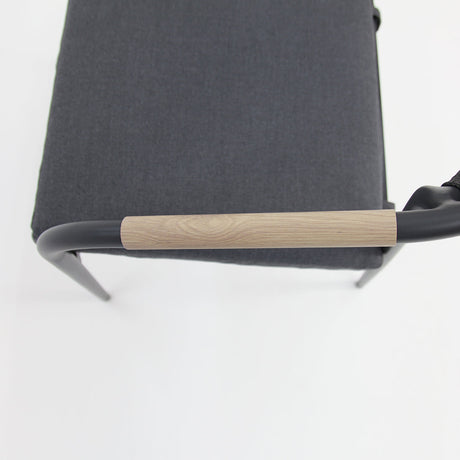 Octavia Aluminium Stacking Chair - Grey