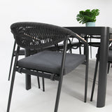 Octavia 11pc Extendable Dining Setting - Grey