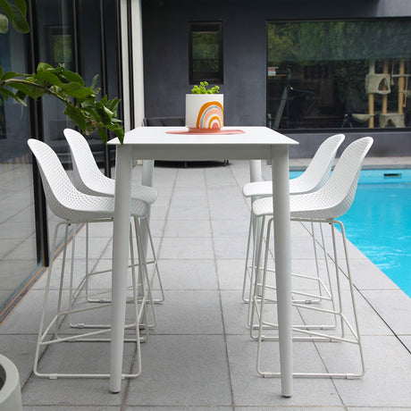 Palma 5pc Bar Setting - White