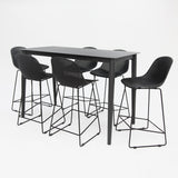Palma 7pc Bar Setting - Black