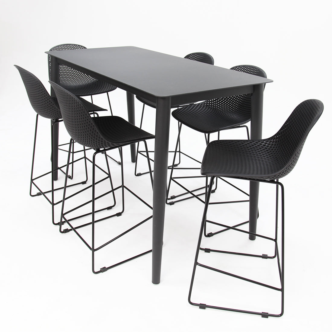 Palma 7pc Bar Setting - Black