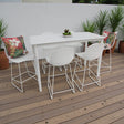 Palma 7pc Bar Setting - White