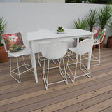 Palma 7pc Bar Setting - White