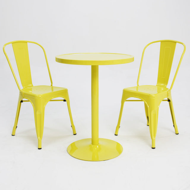 Paris 3pc Dining Setting - Yellow