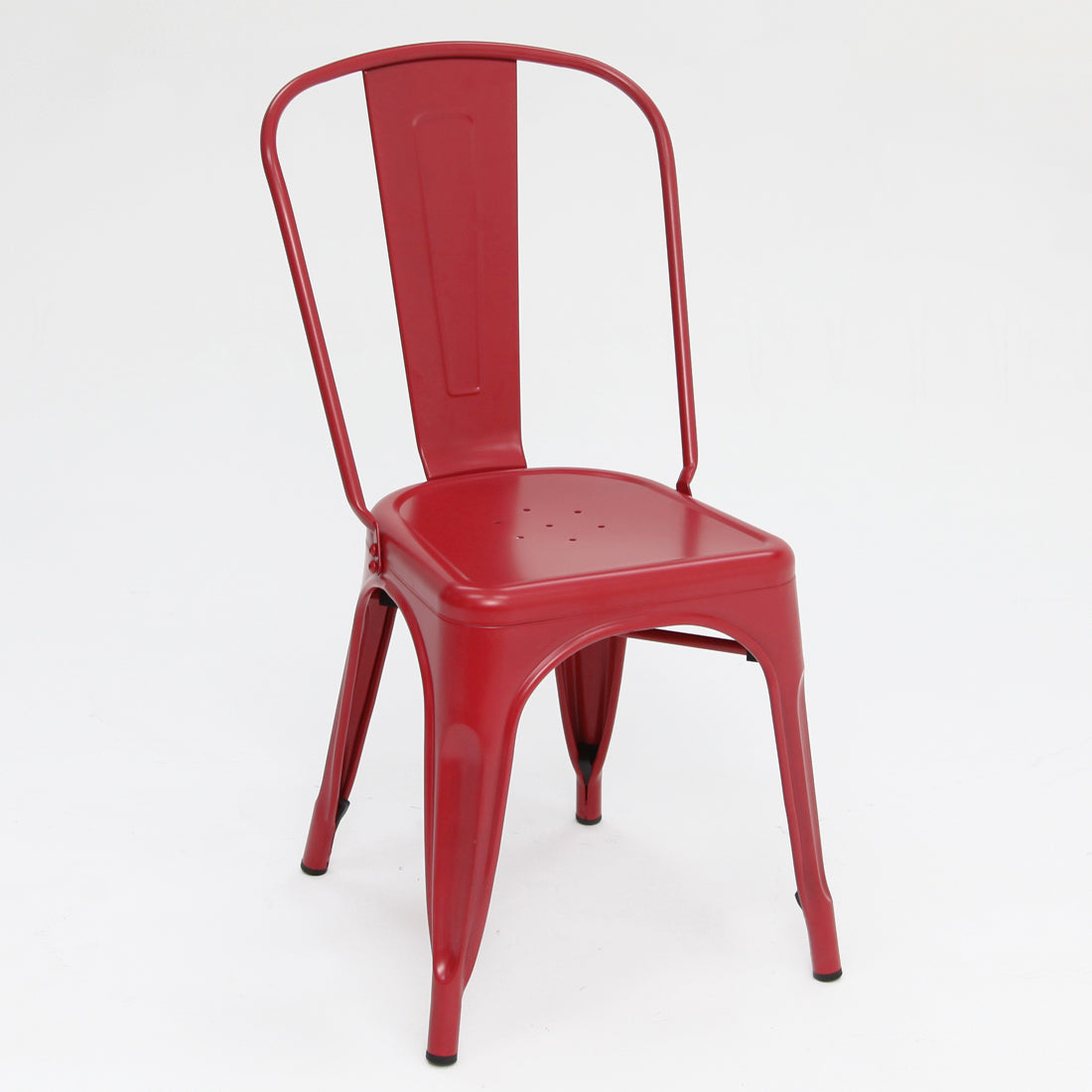 Paris Tolix Chair 4pc - Red