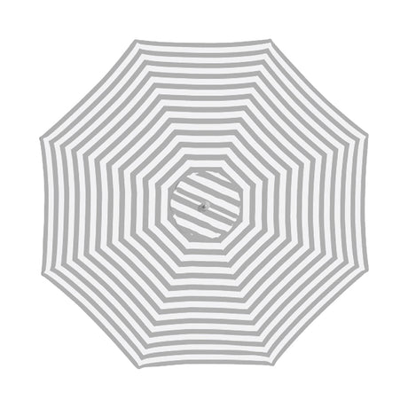 Billy Fresh 3m Bamboo Peninsula Umbrella - Grey