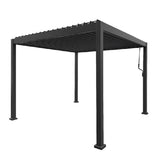3x3 Aluminium Pergola Grey