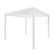3x3 Aluminium Pergola White
