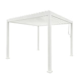 3x3 Aluminium Pergola White