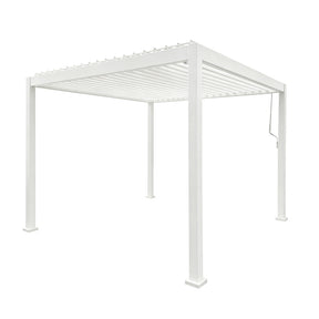 3x3 Aluminium Pergola White