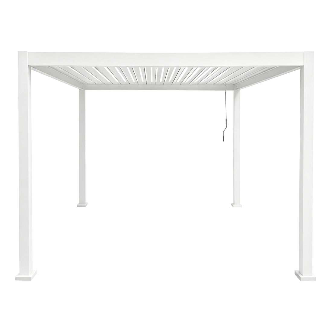 3x3 Aluminium Pergola White
