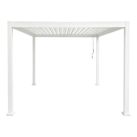 3x3 Aluminium Pergola White