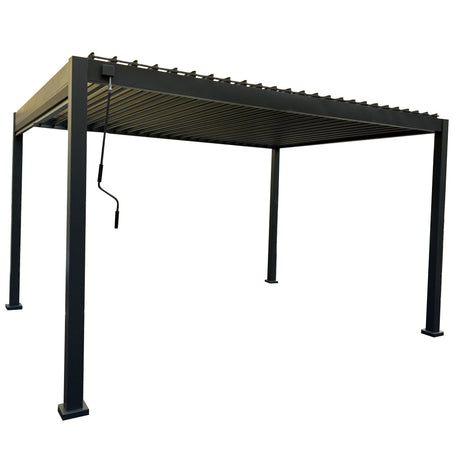 4x3 Aluminium Pergola Grey
