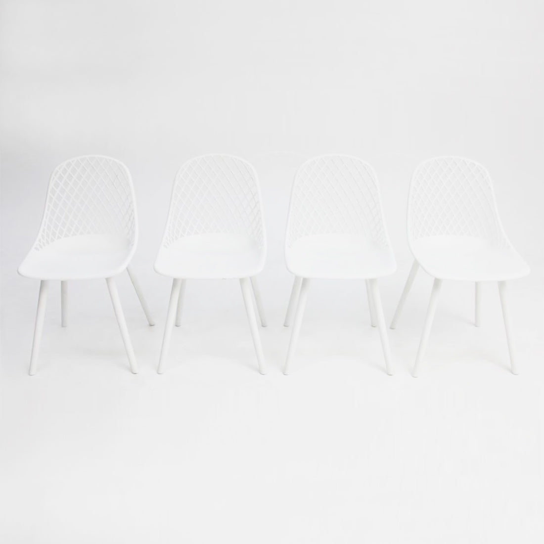 Persia Dining Chair 4pc - White