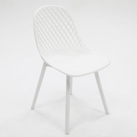 Persia Dining Chair 4pc - White