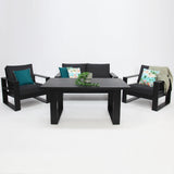 Hayman 211LD Lounge Setting - Black