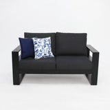 Hayman 2 Seater Lounge - Black