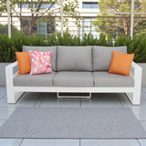 Hayman 3 Seater Lounge - White