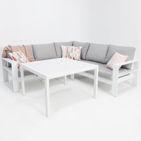 Hayman Corner Lounge Setting - White