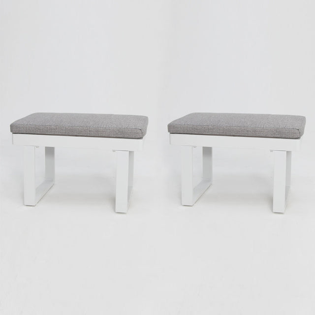 Hayman Footstool Set of 2 - White
