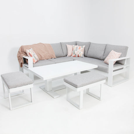 Hayman Holste Corner Lounge Setting - White